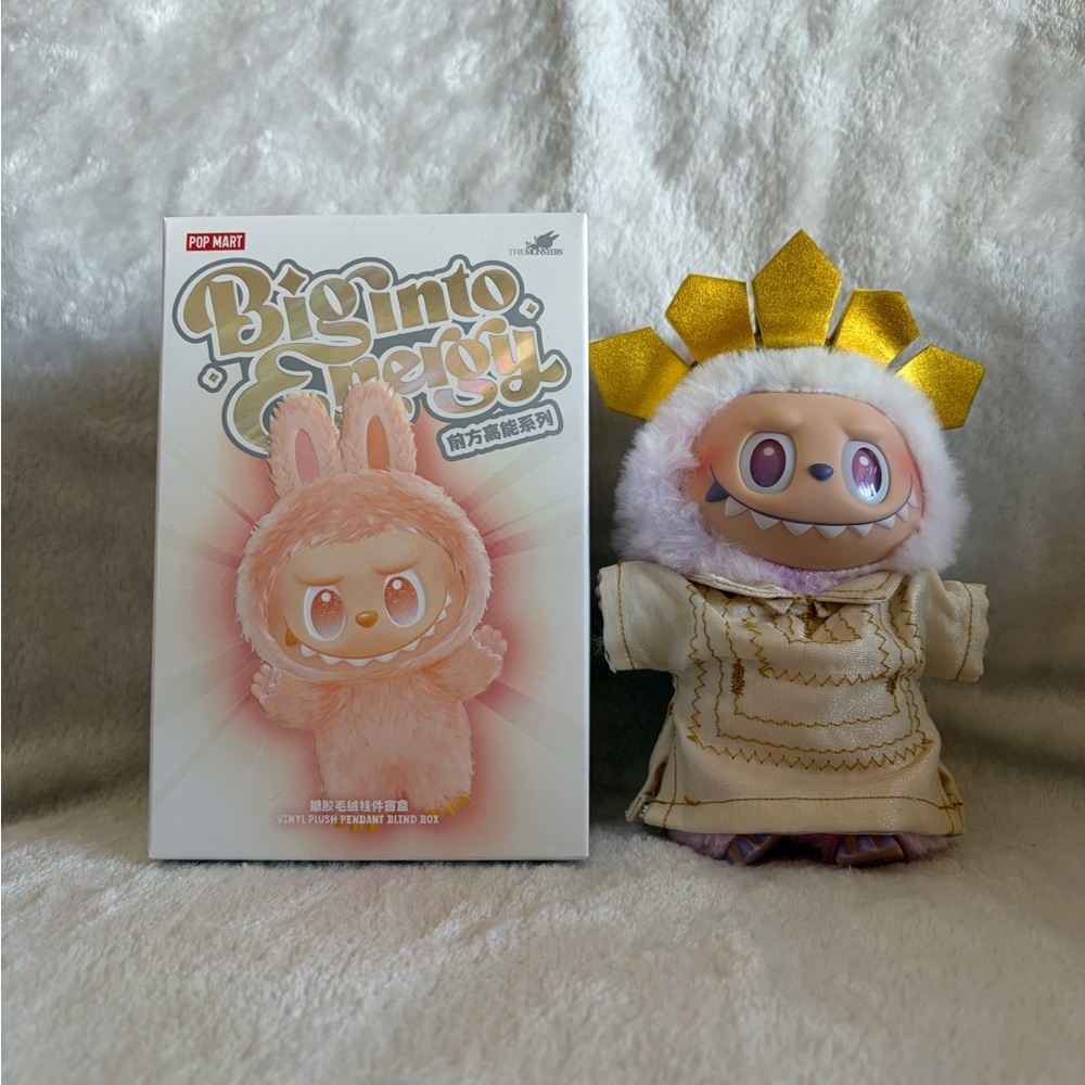 SOLD - Authentic Unopened Big Into Energy Labubu - Luck